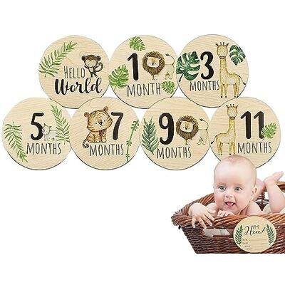 Teksome Baby Stage Kaarten Baby Monthly Milestones Cards Sign Dubbelzijdige Baby Aankondigingskaarten Baby Geschenken, Pasgeboren Foto Accessoires Teksome Baby Stage Kaarten Baby Monthly Milestones Cards Sign Dubbelzijdige Baby Aankondigingskaarten Baby Geschenken, Pasgeboren Foto Accessoires