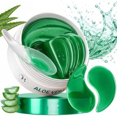 BLOOMORA Oogpleister tegen donkere kringen en wallen – aloë vera – verfrissend Hygiënische beschermzak, past in enkele seconden in je routine, ideaal als cadeau, 60 stuks BLOOMORA Oogpleister tegen donkere kringen en wallen – aloë vera – verfrissend Hygiënische beschermzak, past in enkele seconden in je routine, ideaal als cadeau, 60 stuks