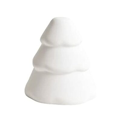 Cooee Design Snowy Kerstboom, kerstdecoratie, wit, keramiek, 10 cm Cooee Design Snowy Kerstboom, kerstdecoratie, wit, keramiek, 10 cm