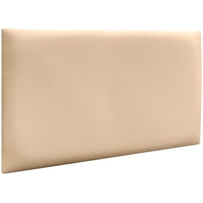 DHOME Gevoerde panelen van kunstleer, akoestische muurstickers, schokbescherming, hoofdeinde, decoratie voor huis, slaapkamer (beige, 50 x 40 cm) DHOME Gevoerde panelen van kunstleer, akoestische muurstickers, schokbescherming, hoofdeinde, decoratie voor huis, slaapkamer (beige, 50 x 40 cm)