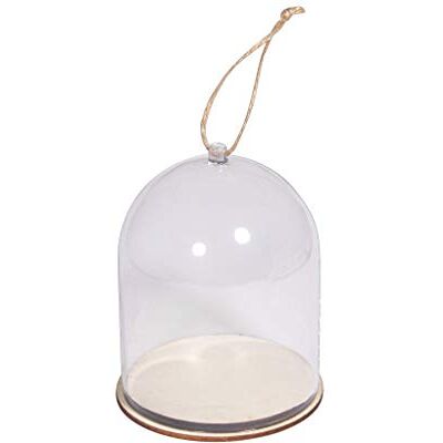 Rayher 46587000 bel met koepel en sokkel, 9 cm ø, 11 cm, kunststof, om op te hangen, creatieve kunst, decoratie, cadeau, Kerstmis, verjaardag, bruiloft, wit Rayher 46587000 bel met koepel en sokkel, 9 cm ø, 11 cm, kunststof, om op te hangen, creatieve kunst, decoratie, cadeau, Kerstmis, verjaardag, bruiloft, wit