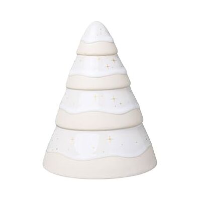 like. by Villeroy & Boch Winter Glow dennenboom, kerstdecoratie van premium porselein like. by Villeroy & Boch Winter Glow dennenboom, kerstdecoratie van premium porselein