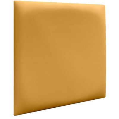 DHOME Gevoerde panelen van kunstleer, akoestische muurstickers, schokbescherming, hoofdeinde, decoratie voor huis, slaapkamer (mosterd, 50 x 50 cm) DHOME Gevoerde panelen van kunstleer, akoestische muurstickers, schokbescherming, hoofdeinde, decoratie voor huis, slaapkamer (mosterd, 50 x 50 cm)