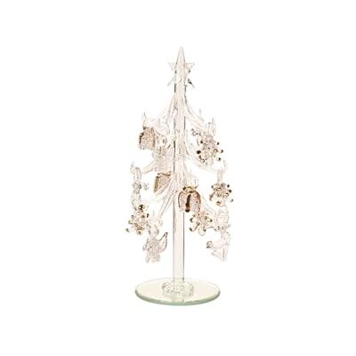 Villeroy & Boch Winter collage accessoires, glazen boom met ornamenten Villeroy & Boch Winter collage accessoires, glazen boom met ornamenten