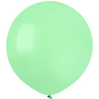 Ciao Envelop van 25 ballonnen in hoogwaardig natuurlijk latex G150 (Ø 48 cm / 19 inch), aquamarijngroen Ciao Envelop van 25 ballonnen in hoogwaardig natuurlijk latex G150 (Ø 48 cm / 19 inch), aquamarijngroen