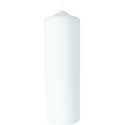 Rayher stompkaars wit, rond, 100% paraffine, hoogte: 25 cm. Diameter: 8 cm Rayher stompkaars wit, rond, 100% paraffine, hoogte: 25 cm. Diameter: 8 cm