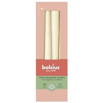BOLSIUS Luterna Essentials, set van 4 kaarsen met zachte punt, 24/245 mm, brandduur ca. 7 uur BOLSIUS Luterna Essentials, set van 4 kaarsen met zachte punt, 24/245 mm, brandduur ca. 7 uur