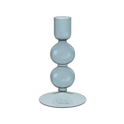 like. by Villeroy & Boch Like Home Ice kaarsenhouder, blauw, elegant glas voor lange kaarsen, decoratie voor thuis, modern design, decoratief, borosilicaatglas like. by Villeroy & Boch Like Home Ice kaarsenhouder, blauw, elegant glas voor lange kaarsen, decoratie voor thuis, modern design, decoratief, borosilicaatglas