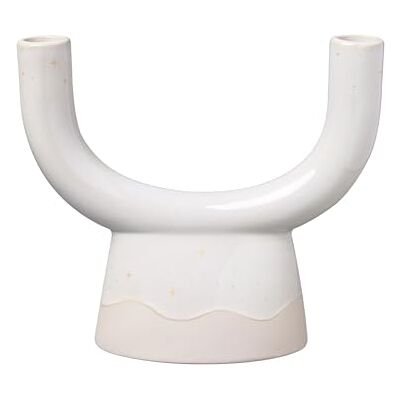 like. by Villeroy & Boch Winter Glow U-vormige kaarsenhouder, premium porselein kerstdecoratie like. by Villeroy & Boch Winter Glow U-vormige kaarsenhouder, premium porselein kerstdecoratie