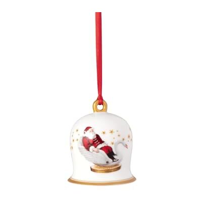 Villeroy & Boch – Annual Christmas Edition, ornament, bel, kerstbel, kerstboomversiering, jaarlijkse editie 2024, exclusief verzamelstuk, premium porselein, 6 x 6 x 7 cm Villeroy & Boch – Annual Christmas Edition, ornament, bel, kerstbel, kerstboomversiering, jaarlijkse editie 2024, exclusief verzamelstuk, premium porselein, 6 x 6 x 7 cm