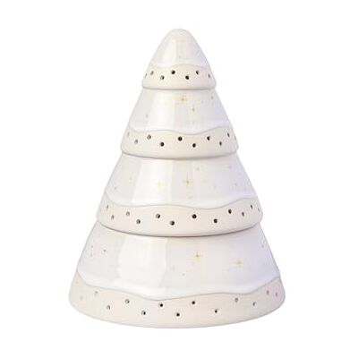 like. by Villeroy & Boch Winter Glow theelichthouder, kerstdecoratie, premium porselein like. by Villeroy & Boch Winter Glow theelichthouder, kerstdecoratie, premium porselein