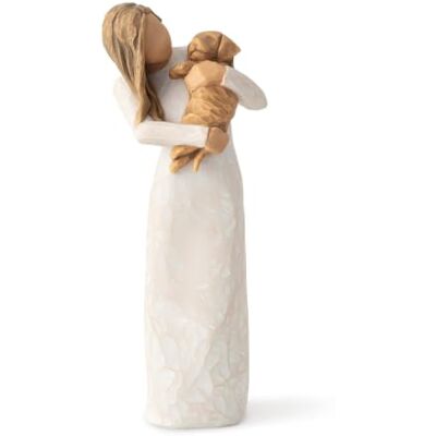 Willow Tree Schattige You gouden hond, hoogte 19,5 cm, meerkleurig Willow Tree Schattige You gouden hond, hoogte 19,5 cm, meerkleurig