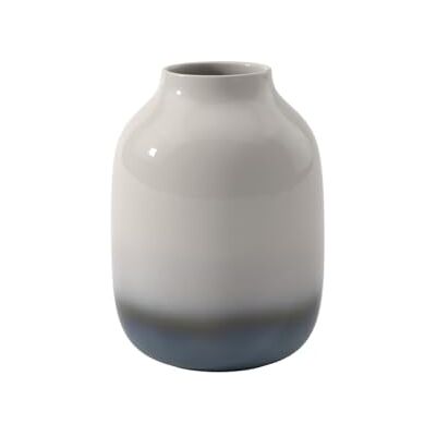 Villeroy & Boch Lave Home, Nek Grand vaas, 2700 ml, zandsteen, wit/blauw Villeroy & Boch Lave Home, Nek Grand vaas, 2700 ml, zandsteen, wit/blauw
