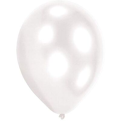 amscan 9904918 latex ballonnen, standaard, 27,5 cm, wit, 25 stuks amscan 9904918 latex ballonnen, standaard, 27,5 cm, wit, 25 stuks