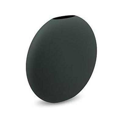 Cooee Design Vaas, keramiek, donkergroen, L 15 x B 4 x H 14 cm Cooee Design Vaas, keramiek, donkergroen, L 15 x B 4 x H 14 cm
