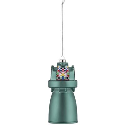 Alessi Bell ESA06 3 Design kerstdecoratie van mondgeblazen en met de hand versierd glas Alessi Bell ESA06 3 Design kerstdecoratie van mondgeblazen en met de hand versierd glas