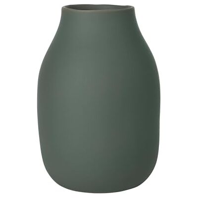 blomus COLORA L vaas van aardewerk, agave groen, gemaakt van handwerk, elegante decoratieve tafelvaas, decoratie die het oppervlak niet beschadigt (H/B/D): 20 x 14 x 14 cm, agave-groen, 65704) blomus COLORA L vaas van aardewerk, agave groen, gemaakt van handwerk, elegante decoratieve tafelvaas, decoratie die het oppervlak niet beschadigt (H/B/D): 20 x 14 x 14 cm, agave-groen, 65704)