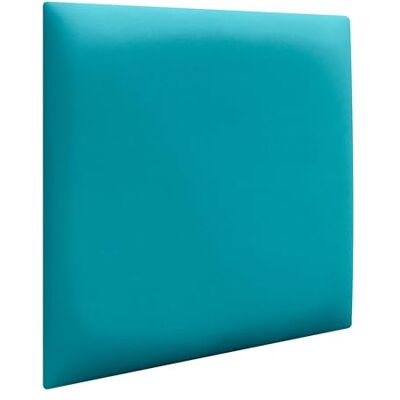 DHOME Gevoerde panelen van kunstleer, akoestische muurstickers, schokbescherming, hoofdeinde, decoratie voor huis, slaapkamer (turquoise, 60 x 60 cm) DHOME Gevoerde panelen van kunstleer, akoestische muurstickers, schokbescherming, hoofdeinde, decoratie voor huis, slaapkamer (turquoise, 60 x 60 cm)