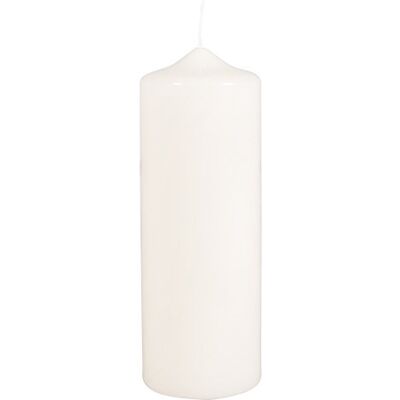 Rayher 31550000 Ovale kaars met 2 lonten, 100% paraffine, wit Rayher 31550000 Ovale kaars met 2 lonten, 100% paraffine, wit