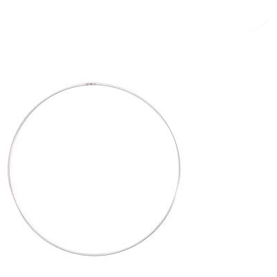 Creative metalen ring diameter: 20 cm, 3 mm, zilver Creative metalen ring diameter: 20 cm, 3 mm, zilver