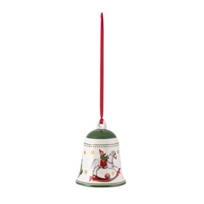 Villeroy & Boch My Christmas Tree, speelgoedbel, 5,5 x 5,5 x 6,5 cm, porselein, groen 14-8622-6850 Villeroy & Boch My Christmas Tree, speelgoedbel, 5,5 x 5,5 x 6,5 cm, porselein, groen 14-8622-6850