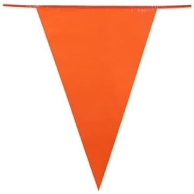 Boland 61871 vlaggetjesslinger, oranje, 1 stuk, lengte 25 meter, 40 vlaggen 20 x 30 cm, vlaggenketting, decoratie, slinger, themafeest, verjaardag, EM, WM Boland 61871 vlaggetjesslinger, oranje, 1 stuk, lengte 25 meter, 40 vlaggen 20 x 30 cm, vlaggenketting, decoratie, slinger, themafeest, verjaardag, EM, WM
