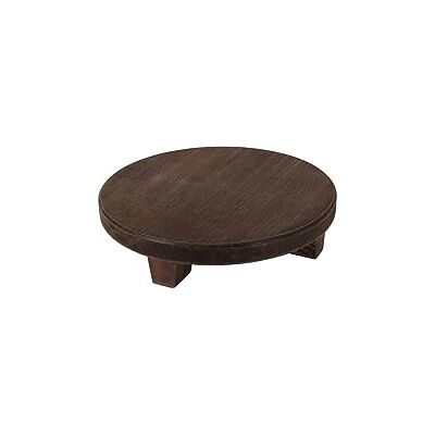 Spetebo Houten bloembak bruin Plantenstandaard met 4 poten Decoratieve plantenplaat Spetebo Houten bloembak bruin Plantenstandaard met 4 poten Decoratieve plantenplaat