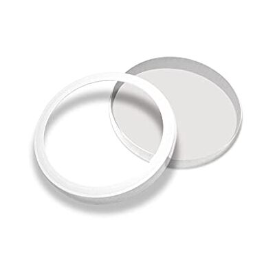 Ursus 1840000, 10 paar witte kaasdozen met lantaarndeksel en lantaarnbodem, diameter ca. 11 cm, voor het knutselen van individuele ronde lantaarns Ursus 1840000, 10 paar witte kaasdozen met lantaarndeksel en lantaarnbodem, diameter ca. 11 cm, voor het knutselen van individuele ronde lantaarns