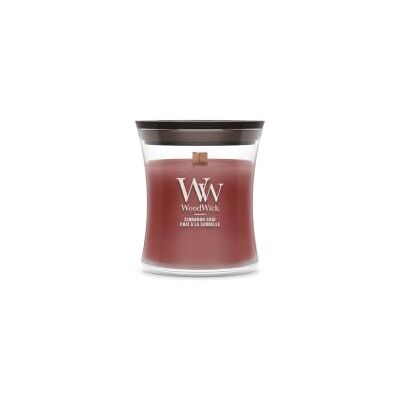 WoodWick Middelgrote geurkaars in zandloperglas met knetterende lont Cinnamon Chai Brandduur: tot 20 uur WoodWick Middelgrote geurkaars in zandloperglas met knetterende lont Cinnamon Chai Brandduur: tot 20 uur