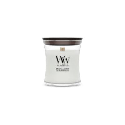 WoodWick Witte thee en jasmijn Kleine kaars in pot WoodWick Witte thee en jasmijn Kleine kaars in pot