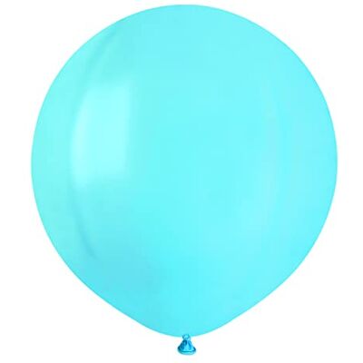Ciao Set van 25 hoogwaardige natuurlijke latexballonnen G150 (Ø 48 cm / 19 inch) lichtblauw Ciao Set van 25 hoogwaardige natuurlijke latexballonnen G150 (Ø 48 cm / 19 inch) lichtblauw