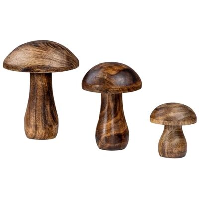 levandeo Set van 3 mangobruine paddenstoelenhouten decoratieve standaard Tafeldecoratie Paddenstoelenfiguur Herfstdecoratie Woondecoratie Plankdecoratie levandeo Set van 3 mangobruine paddenstoelenhouten decoratieve standaard Tafeldecoratie Paddenstoelenfiguur Herfstdecoratie Woondecoratie Plankdecoratie