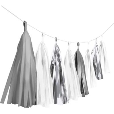 amscan 9904615 franjesslinger Silver Dream 3 m lengte decoratie om op te hangen verjaardag themafeest carnaval amscan 9904615 franjesslinger Silver Dream 3 m lengte decoratie om op te hangen verjaardag themafeest carnaval