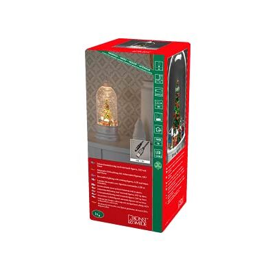 Konstsmide Led-kerstdecoratie, sneeuwbal, boom en marktscène, draaibaar, met water, met 5 uur timer, werkt op batterijen, USB, binnen, 3 x C 1,5 V (niet meegeleverd) Konstsmide Led-kerstdecoratie, sneeuwbal, boom en marktscène, draaibaar, met water, met 5 uur timer, werkt op batterijen, USB, binnen, 3 x C 1,5 V (niet meegeleverd)