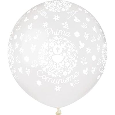 Ciao Prima Comunione Crystal in natuurlatex premium kwaliteit G150 (Ø 48 cm/19 inch), transparant, 25 stuks Ciao Prima Comunione Crystal in natuurlatex premium kwaliteit G150 (Ø 48 cm/19 inch), transparant, 25 stuks