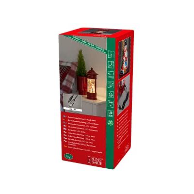 Konstsmide Led-kerstdecoratie, sneeuwbal, brievenbus, sneeuwpop en kinderen/binnen/5 uur timer, werkt op 3 AA-batterijen 1,5 V (excl.)/Kerstlantaarn gevuld met water 1 Konstsmide Led-kerstdecoratie, sneeuwbal, brievenbus, sneeuwpop en kinderen/binnen/5 uur timer, werkt op 3 AA-batterijen 1,5 V (excl.)/Kerstlantaarn gevuld met water 1