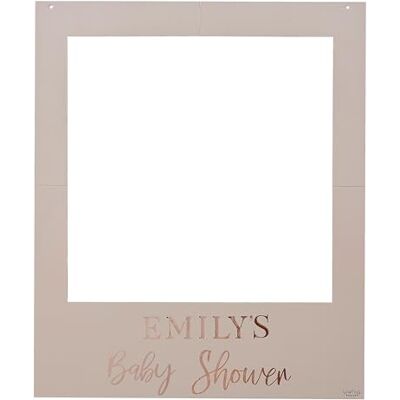 Ginger Ray Blush & Rose Gold babyshower fotolijst, personaliseerbaar, 50 stuks Ginger Ray Blush & Rose Gold babyshower fotolijst, personaliseerbaar, 50 stuks