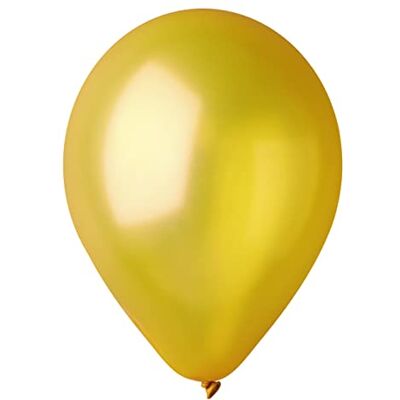Ciao 100 stuks parelmoer ballonnen van hoogwaardig natuurlijk latex G120 (Ø 33 cm/13 inch), parelmoer goud Ciao 100 stuks parelmoer ballonnen van hoogwaardig natuurlijk latex G120 (Ø 33 cm/13 inch), parelmoer goud