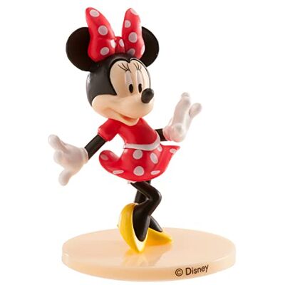 dekora 347174 Disney Minnie Mouse figuur, pvc, meerkleurig, 9 cm dekora 347174 Disney Minnie Mouse figuur, pvc, meerkleurig, 9 cm