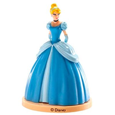 dekora Mini-figuur voor taartdecoratie, Disney Princess Assepoester, blauw, 8 centimeter dekora Mini-figuur voor taartdecoratie, Disney Princess Assepoester, blauw, 8 centimeter