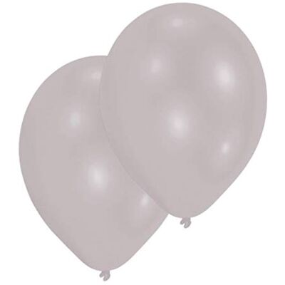 amscan 25 latex ballonnen zilver metallic 27,5 cm amscan 25 latex ballonnen zilver metallic 27,5 cm