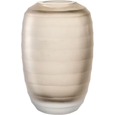 LEONARDO HOME Leonardo Bellagio 036447 gekleurde vaas van hoogwaardig glas met handgemaakt buitenreliëf, hoogte 16 cm, diameter 10 cm, beige LEONARDO HOME Leonardo Bellagio 036447 gekleurde vaas van hoogwaardig glas met handgemaakt buitenreliëf, hoogte 16 cm, diameter 10 cm, beige