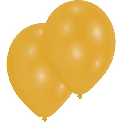 amscan 9904945 50 stuks latex ballonnen goud metallic diameter ca. 27,5 cm amscan 9904945 50 stuks latex ballonnen goud metallic diameter ca. 27,5 cm