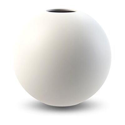 Cooee Design Vaas, keramiek, wit, Ø 10 cm Cooee Design Vaas, keramiek, wit, Ø 10 cm