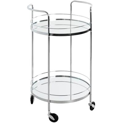 HAKU chroom, metaal, spiegel Dim.: H 80 cm x Ø 48 cm, Stijl: Art Deco HAKU chroom, metaal, spiegel Dim.: H 80 cm x Ø 48 cm, Stijl: Art Deco