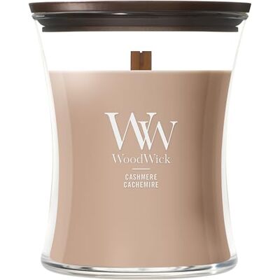 WoodWick Medium Hourglass Cashmere Candle 275 g WoodWick Medium Hourglass Cashmere Candle 275 g