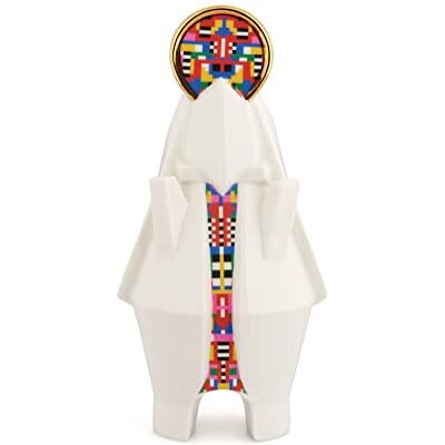 Alessi Mary ESA05 2 porseleinen figuur voor Bethlehem met handgemaakte stickers en details van 24 karaat goud, meerkleurig Alessi Mary ESA05 2 porseleinen figuur voor Bethlehem met handgemaakte stickers en details van 24 karaat goud, meerkleurig