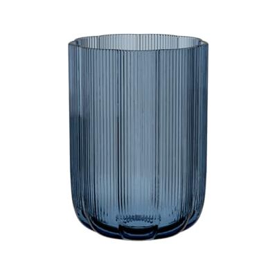Villeroy & Boch Blauwe bloemenvaas, vaatwasmachinebestendig, grote tafelvaas, handgemaakt en mondgeblazen, woningdecoratie, glas Villeroy & Boch Blauwe bloemenvaas, vaatwasmachinebestendig, grote tafelvaas, handgemaakt en mondgeblazen, woningdecoratie, glas