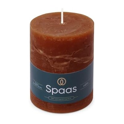 Spaas Rustieke pijler kaars 80/110 mm 65h bordeaux Spaas Rustieke pijler kaars 80/110 mm 65h bordeaux