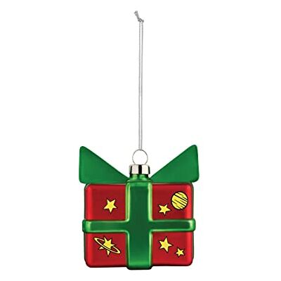 Alessi Kerstdecoratie van handgeblazen glas, meerkleurig, één maat Alessi Kerstdecoratie van handgeblazen glas, meerkleurig, één maat